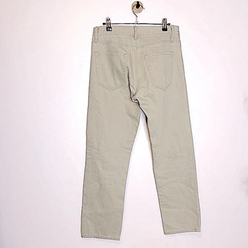 Club Monaco Women’s‎ Jeans 26 Sage Green Relaxed Slim Crop High Rise Straight